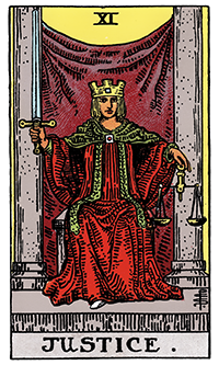Justice Card Reading