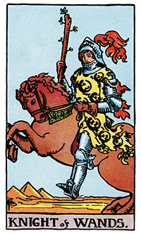 Knight of Wands Card Reading