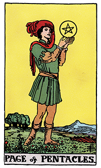Page Of Pentacles Card Reading
