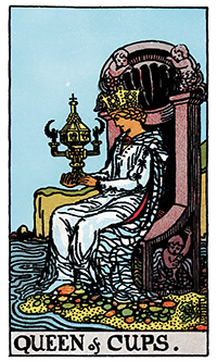 Queen of Cups Card Reading