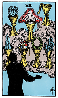 Seven of Cups Card Reading