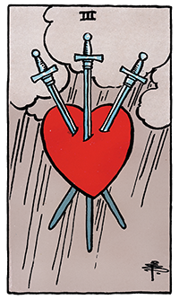 Three of Swords Card Reading